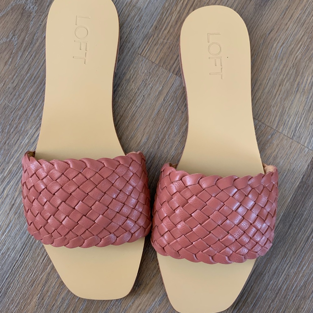 Loft Slide Sandals (sz 8.5)